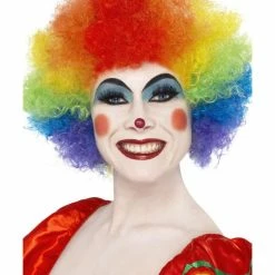 Smiffys USA Wigs & Beards Crazy Clown Multicoloured Adult Wig