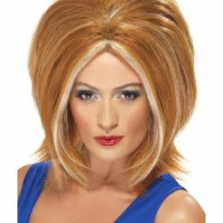 Smiffys USA 90s Girl Power Women's Ginger Wig 1990's Costumes