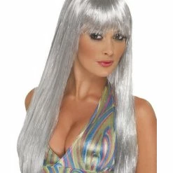 Smiffys USA 1970's Costumes 70s Glitter Disco Wig