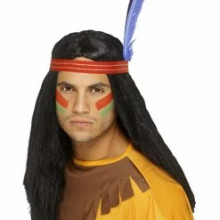 Smiffys USA Wigs & Beards Native American Inspired Brave Adult Wig