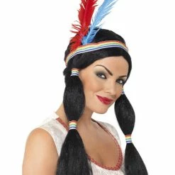 Smiffys USA Native American Inspired Princess Wig Wigs & Beards