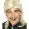 Smiffys USA 80s Mullet Mens Blonde Wig