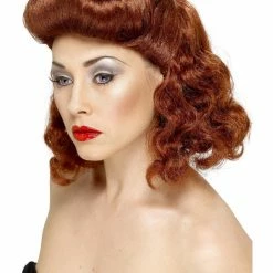 Smiffys USA 40s Pin Up Girl Women's Wig 1940's Costumes
