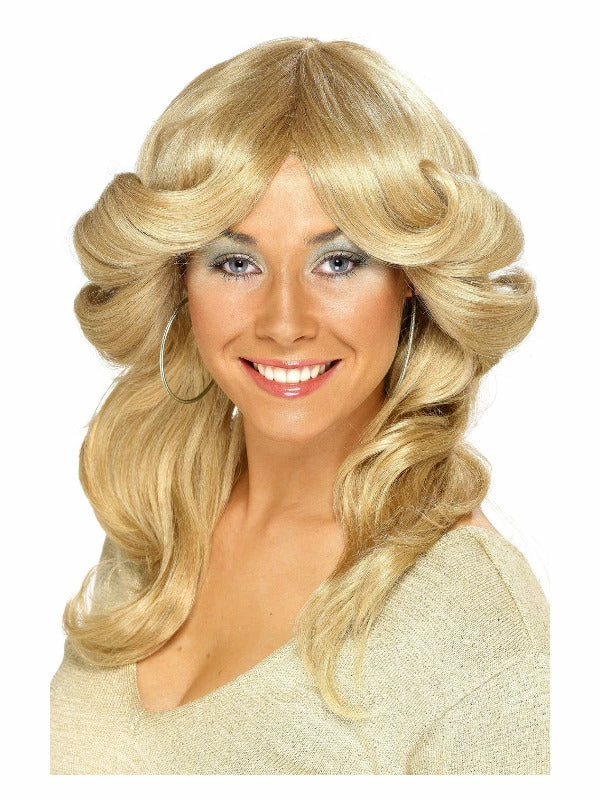 Smiffys USA 70s Flick Women's Wig 3 Smiffys USA 70s Flick Women's Wig