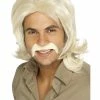Smiffys USA 70s Retro Blond Men's Wig 1970's Costumes