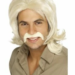 Smiffys USA 70s Retro Blond Men's Wig 1970's Costumes