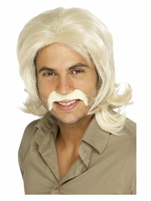 Smiffys USA 70s Retro Blond Men's Wig 1970's Costumes 3 Smiffys USA 70s Retro Blond Men's Wig 1970's Costumes