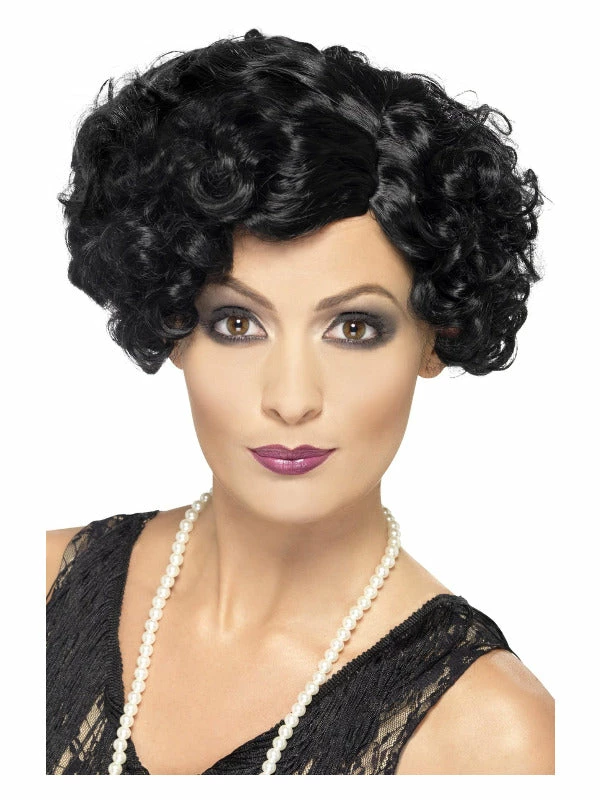 Smiffys USA 20s Flirty Flapper Wig 1920's Costumes 3 Smiffys USA 20s Flirty Flapper Wig 1920's Costumes