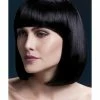 Smiffys USA Elise Women's Black Fever Wig Sleek Bob With Fringe Wigs & Beards 2 Smiffys USA Elise Women's Black Fever Wig Sleek Bob With Fringe Wigs & Beards