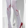Smiffys USA Opaque Women's Blood Splattered Hold-Ups Accessories
