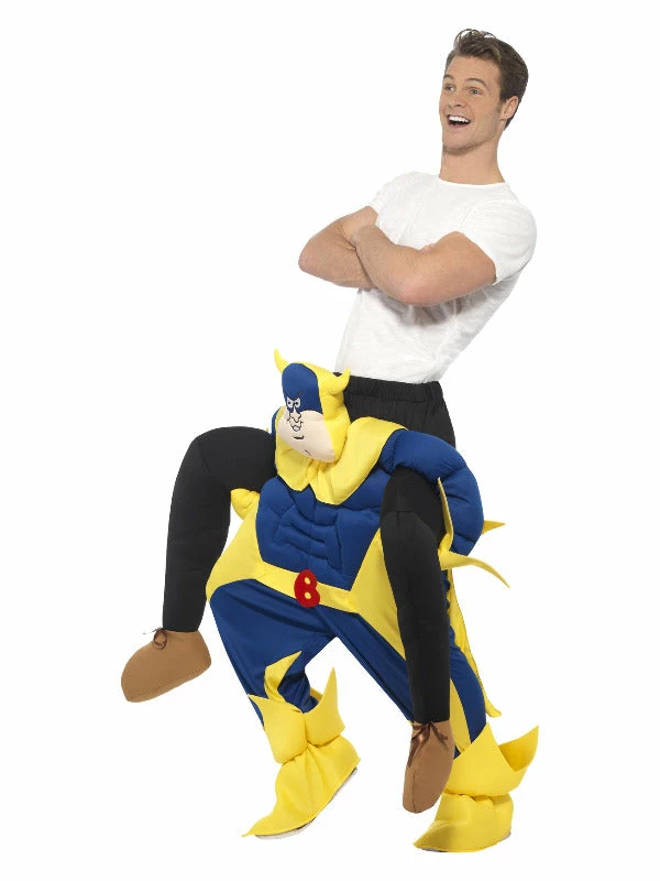 Smiffys USA Bananaman Piggy Back Ride On Adult Costume Costumes 4 Smiffys USA Bananaman Piggy Back Ride On Adult Costume Costumes