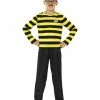 Smiffys USA Where's Wally Odlaw Kids Costume
