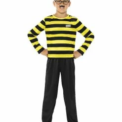 Smiffys USA Where's Wally Odlaw Kids Costume