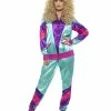 Smiffys USA Costumes 80s Height Of Fashion Women's Bright Shell Suit Costume