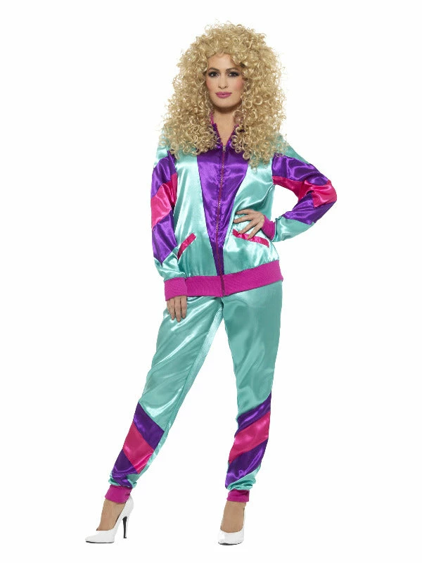 Smiffys USA Costumes 80s Height Of Fashion Women's Bright Shell Suit Costume 3 Smiffys USA Costumes 80s Height Of Fashion Women's Bright Shell Suit Costume