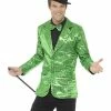 Smiffys USA Costumes Sequin Green Jacket