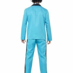Smiffys USA 80s Prom King Men's Blue Costume Costumes