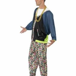 Smiffys USA 80s Hip Hop Men's Costume