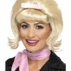 Smiffys USA 1950's Costumes 50s Flicked Beehive Women's Bob Wig
