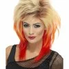 Smiffys USA Wigs & Beards 80s Mullet Women's Red And Blond Wig