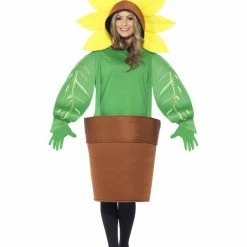 Smiffys USA Costumes Sunflower Costume Adult