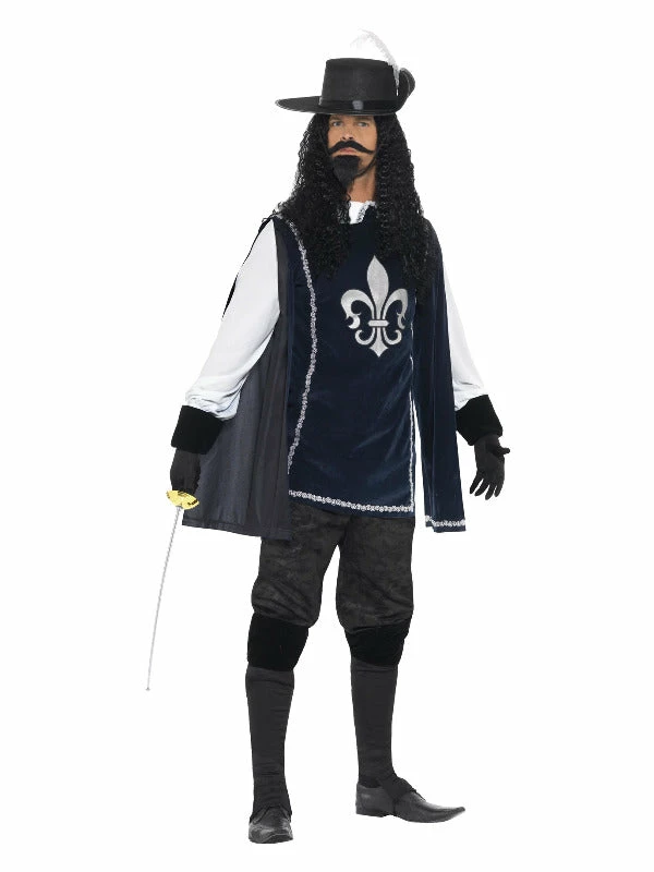 Smiffys USA Costumes Musketeer Male Costume 3 Smiffys USA Costumes Musketeer Male Costume