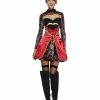 Smiffys USA Queen Of Hearts Fever Costume