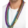 Smiffys USA Party Adult Rainbow Beads Accessories