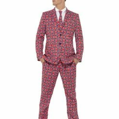 Smiffys USA Union Jack Men's Suit