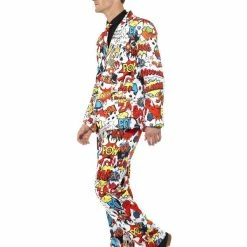 Smiffys USA Comic Strip Retro 90s Men's Suit