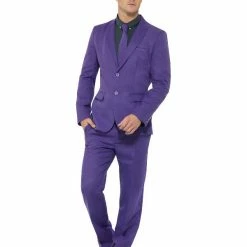 Smiffys USA Costumes Purple Men's Suit