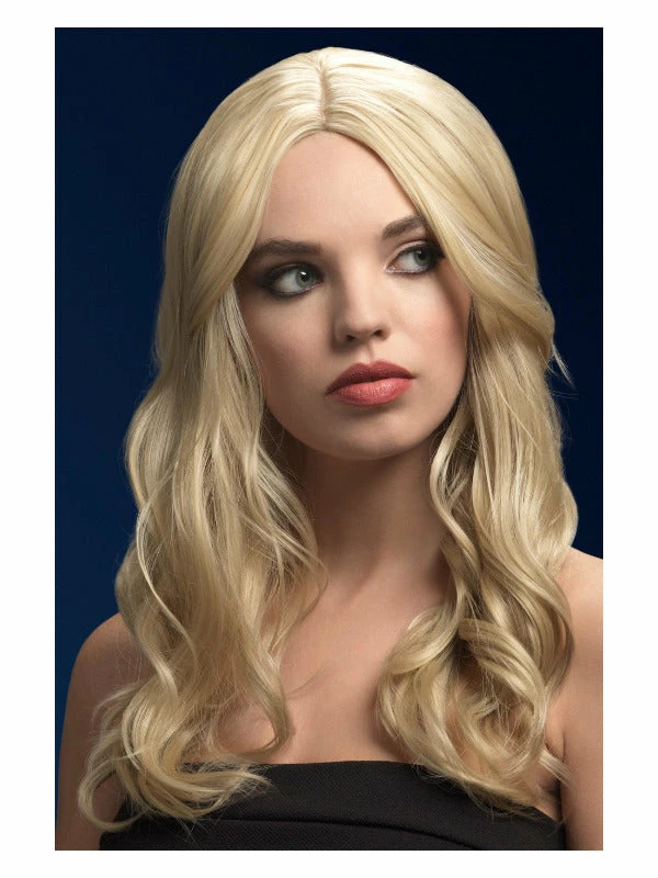 Smiffys USA Khloe Fever Women's Dark Blonde Wig Long Wave Wigs & Beards 3 Smiffys USA Khloe Fever Women's Dark Blonde Wig Long Wave Wigs & Beards