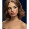 Smiffys USA Fever Olivia Women's Light Brown Wig Soft Wave Bob 1 Smiffys USA Fever Olivia Women's Light Brown Wig Soft Wave Bob
