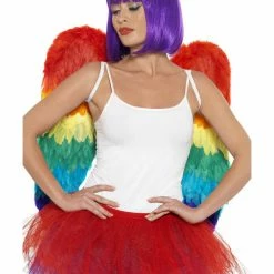 Smiffys USA Feather Rainbow Adult Wings