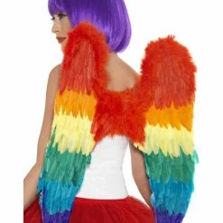 Smiffys USA Feather Rainbow Adult Wings