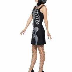 Smiffys USA Costumes Skeleton Women's Dress Costume