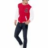 Smiffys USA 50s College Jock Letterman Jacket Costumes