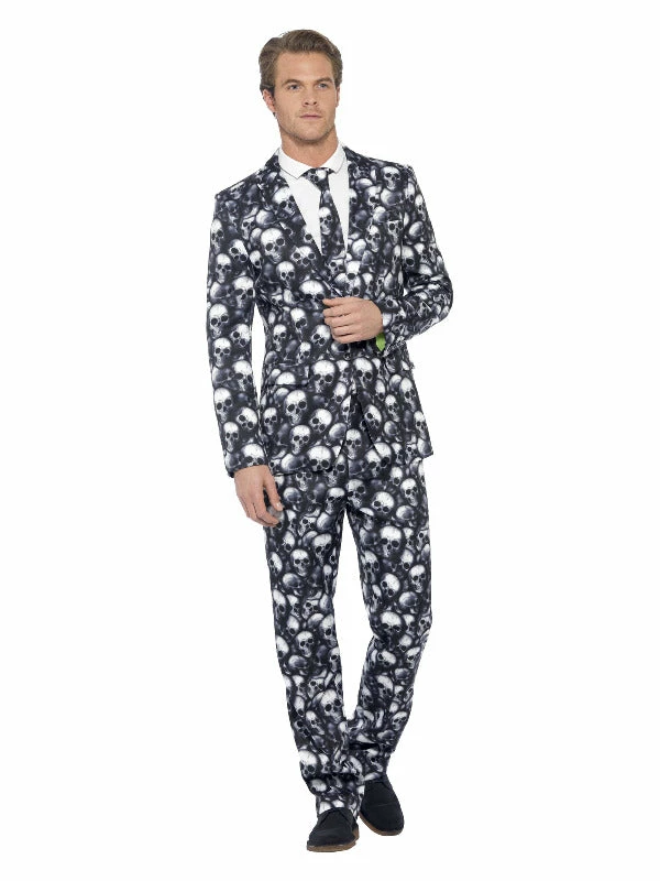 Smiffys USA Skeleton Men's Stand Out Suit 3 Smiffys USA Skeleton Men's Stand Out Suit