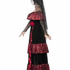 Smiffys USA Costumes Day Of The Dead Bride Costume Women