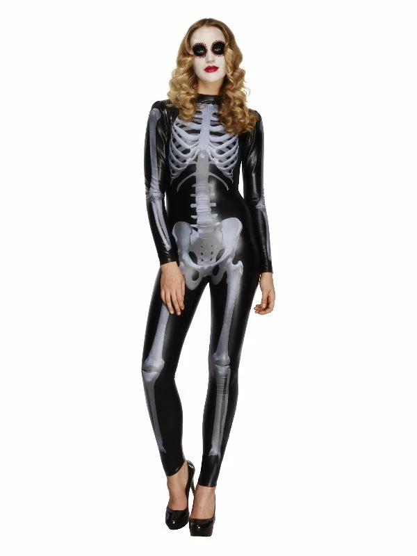 Smiffys USA Fever Miss Whiplash Skeleton Women's Costume 3 Smiffys USA Fever Miss Whiplash Skeleton Women's Costume