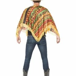 Smiffys USA Mexican Poncho & Moustache Adult Costumes 7 Smiffys USA Mexican Poncho & Moustache Adult Costumes