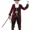 Smiffys USA Pirate Captain Child's Costume