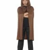 Smiffys USA Cape Hooded Brown Child's Accessories