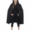 Smiffys USA Hooded Black Child's Cape Accessories