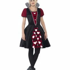 Smiffys USA Deluxe Dark Red Queen Costume Costumes