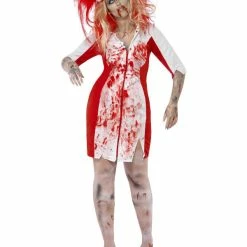 Smiffys USA Zombie Nurse Curves Women's Costume Plus Size