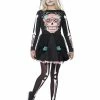 Smiffys USA Costumes Sugar Skull Sweetie Costume