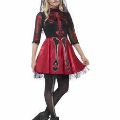 Smiffys USA Costumes Day Of The Dead Diva Costume