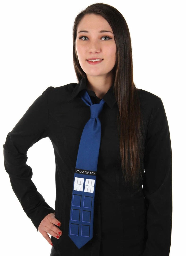 Elope Doctor Who Tardis Necktie 4 Elope Doctor Who Tardis Necktie