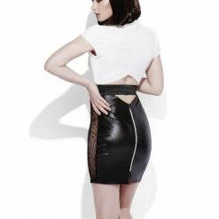 Smiffys USA Costumes Fever Role-Play Secretary Wet Look Costume